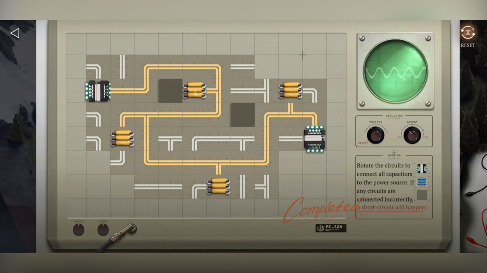 Answer to Chapter Four, Stage Six puzzle. (Image via Bluepoch)